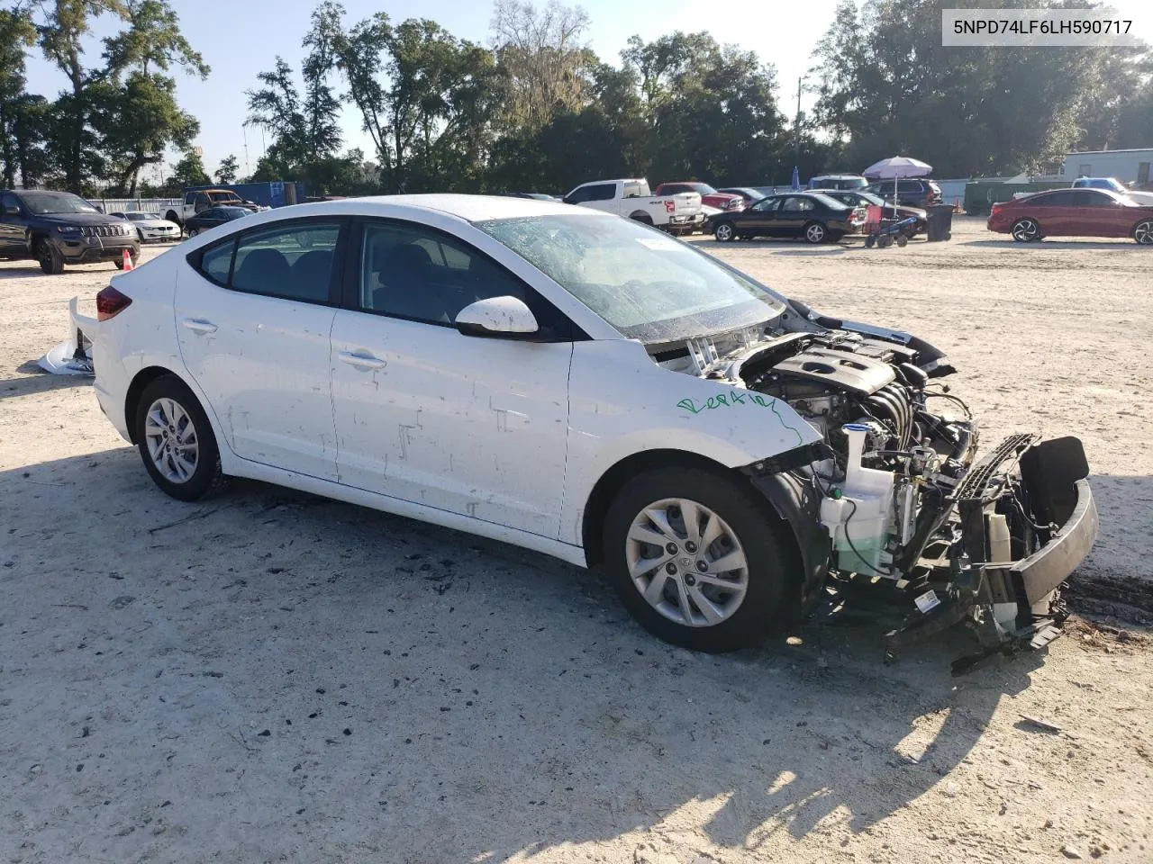 5NPD74LF6LH590717 2020 Hyundai Elantra Se