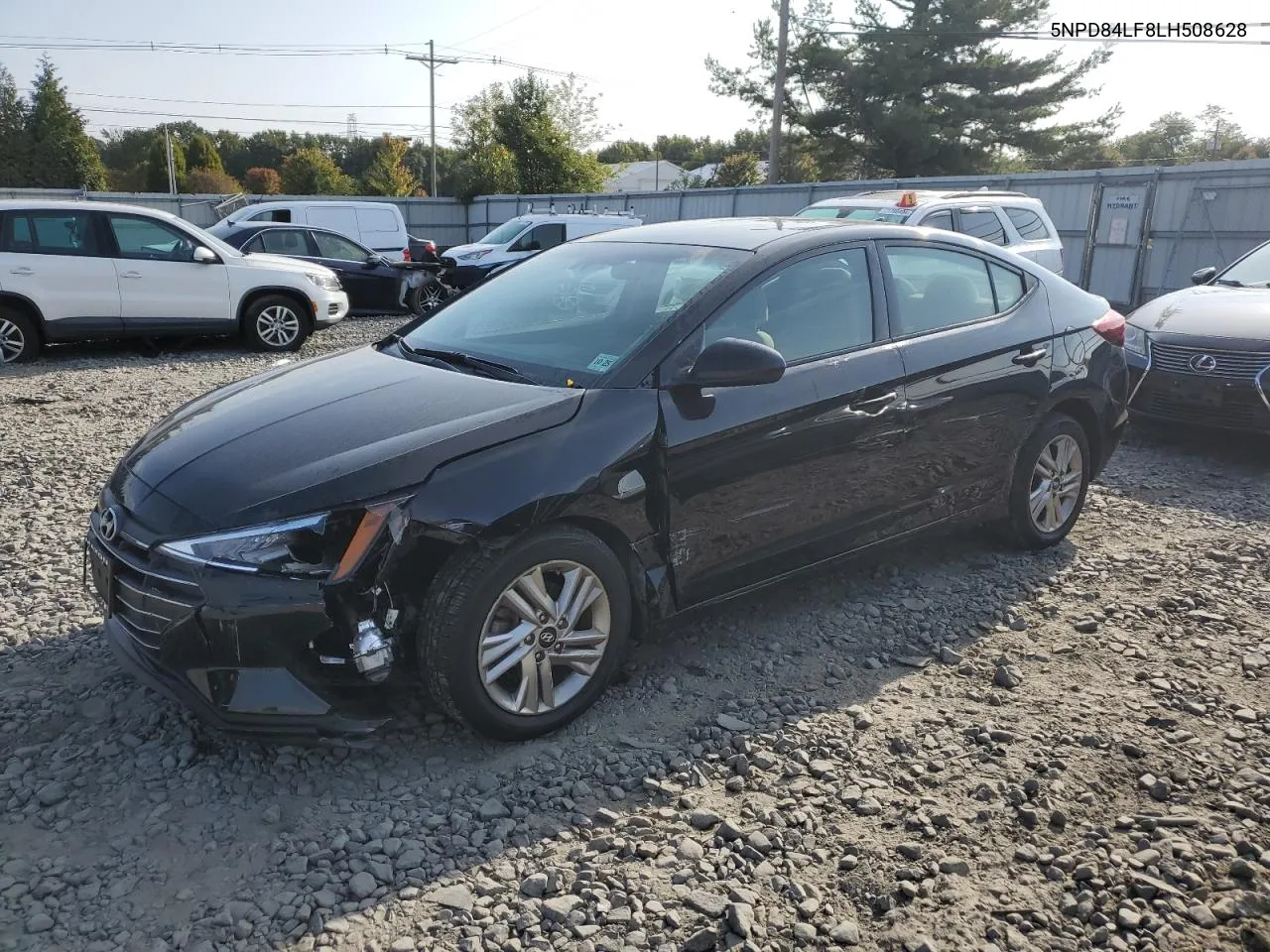 2020 Hyundai Elantra Sel VIN: 5NPD84LF8LH508628 Lot: 71676364