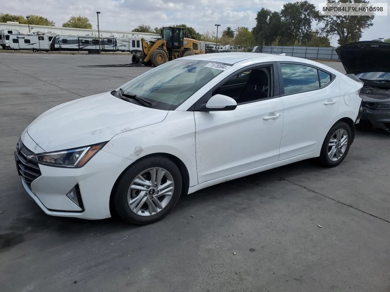 2020 Hyundai Elantra Sel VIN: 5NPD84LF9LH610598 Lot: 71678594