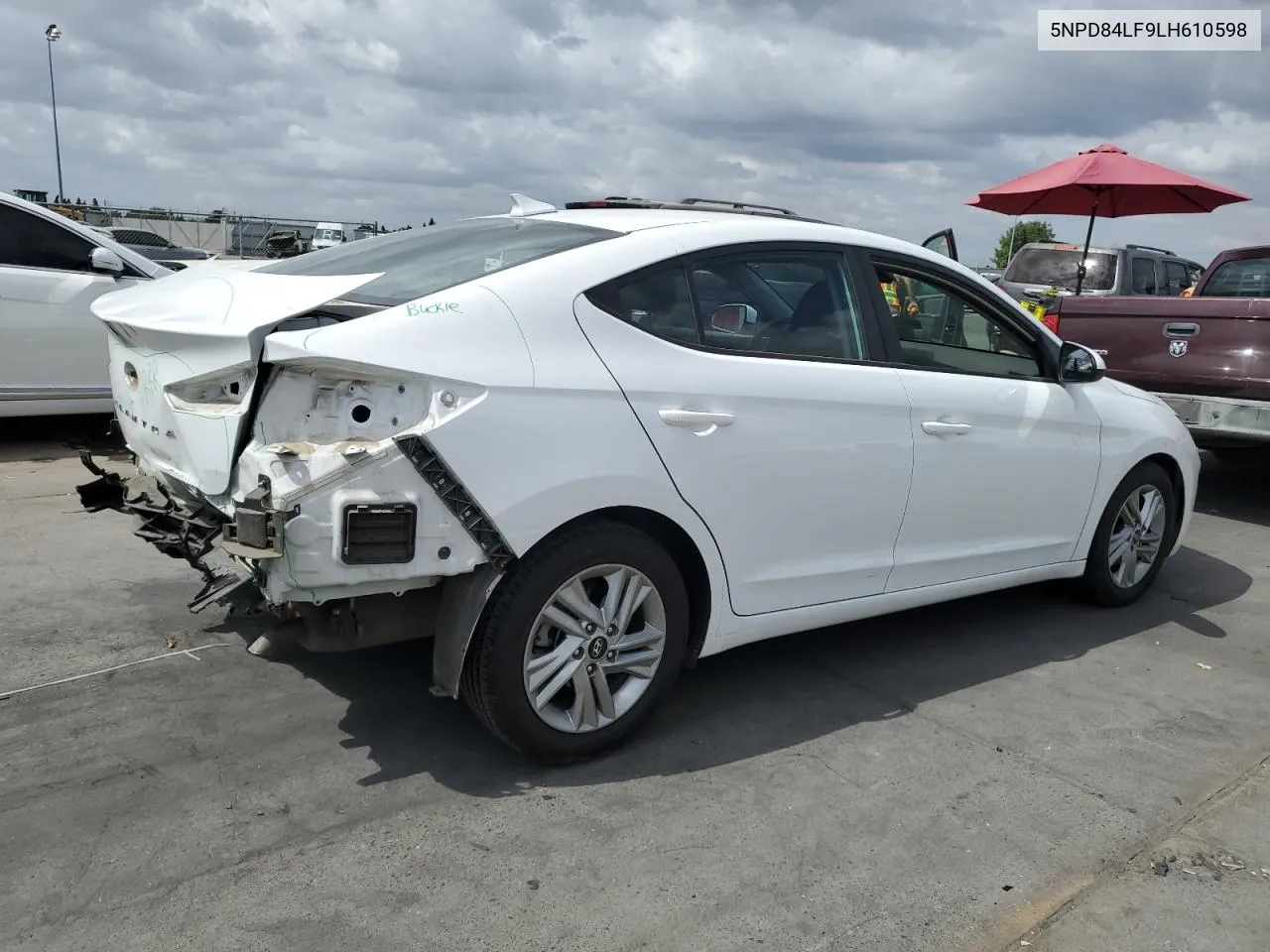 2020 Hyundai Elantra Sel VIN: 5NPD84LF9LH610598 Lot: 71678594