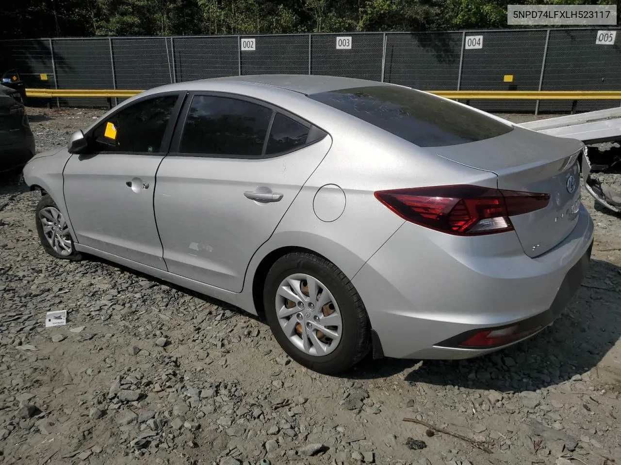 5NPD74LFXLH523117 2020 Hyundai Elantra Se