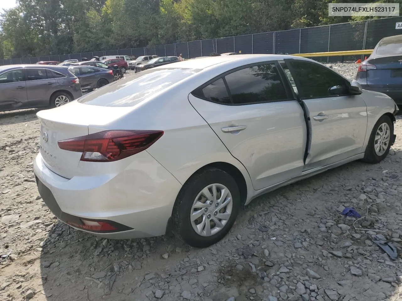 2020 Hyundai Elantra Se VIN: 5NPD74LFXLH523117 Lot: 71710414