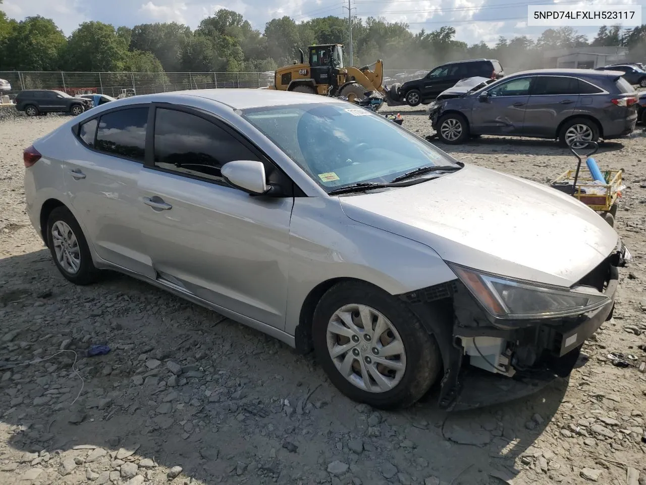 5NPD74LFXLH523117 2020 Hyundai Elantra Se