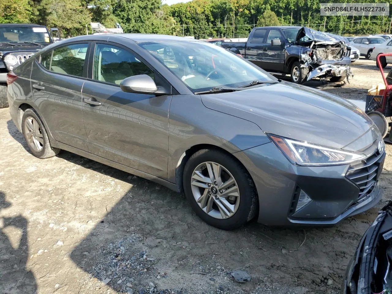 2020 Hyundai Elantra Sel VIN: 5NPD84LF4LH522736 Lot: 71745464