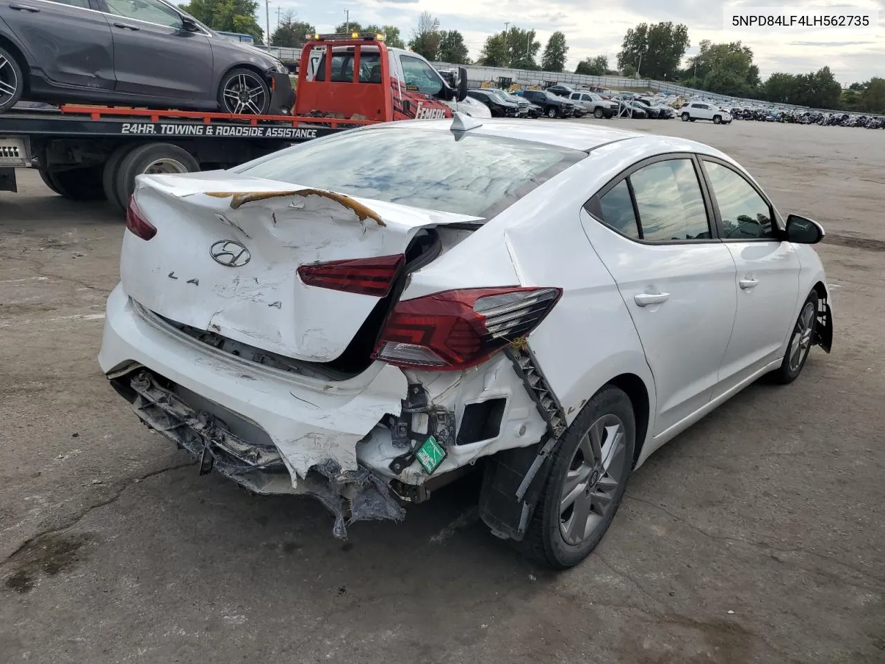 2020 Hyundai Elantra Sel VIN: 5NPD84LF4LH562735 Lot: 71771894