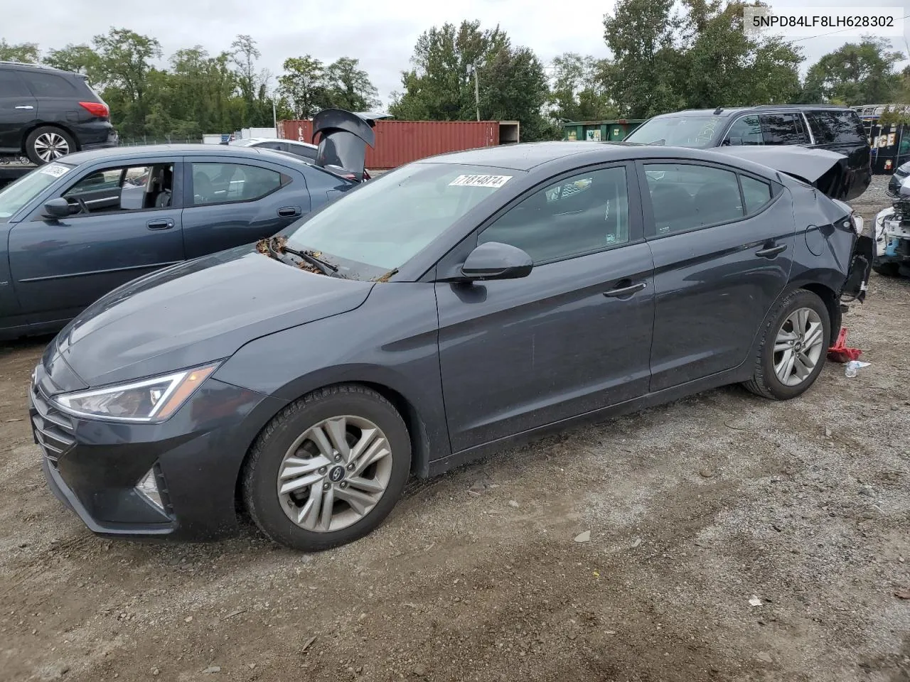 2020 Hyundai Elantra Sel VIN: 5NPD84LF8LH628302 Lot: 71814874