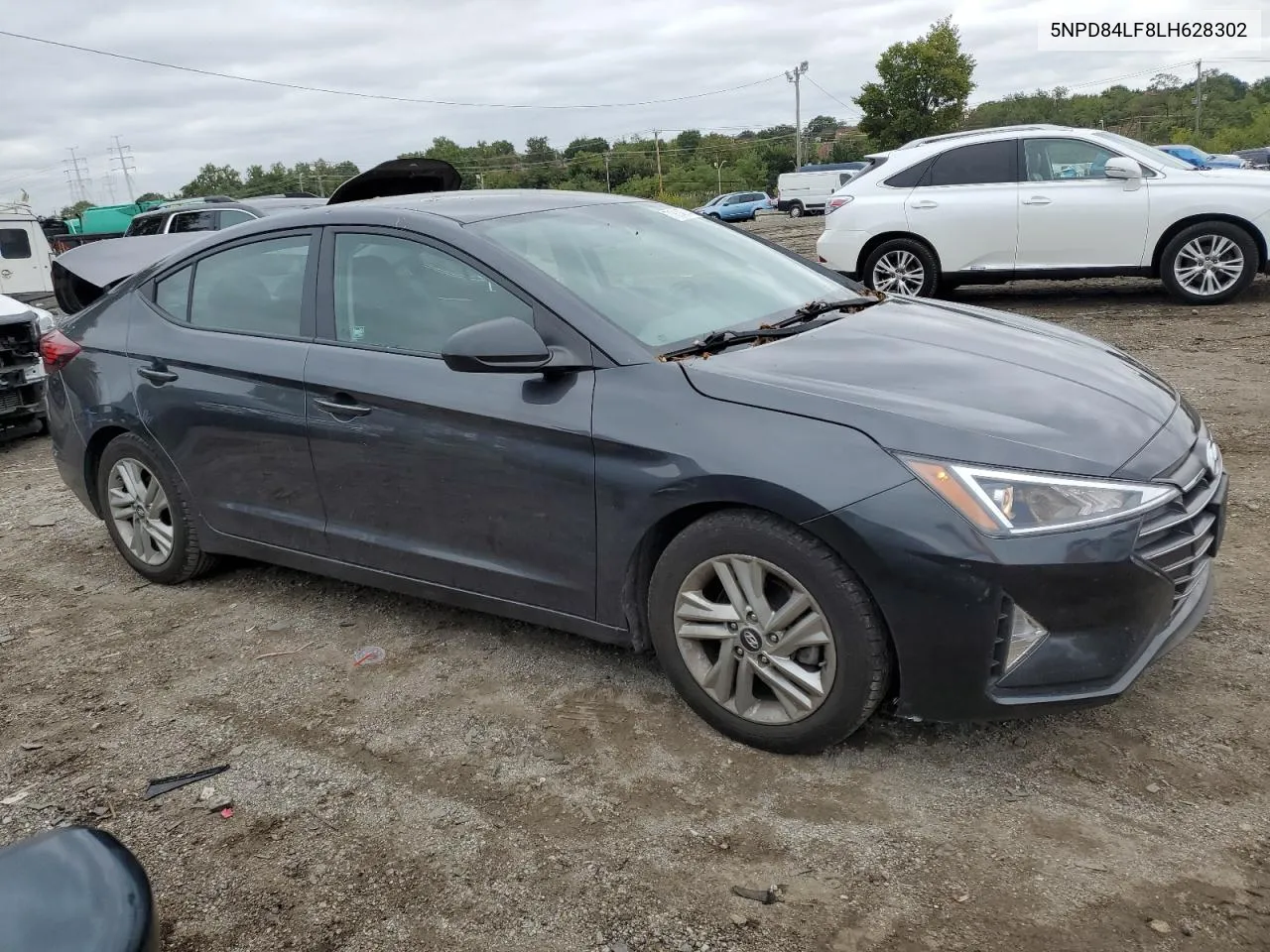 2020 Hyundai Elantra Sel VIN: 5NPD84LF8LH628302 Lot: 71814874