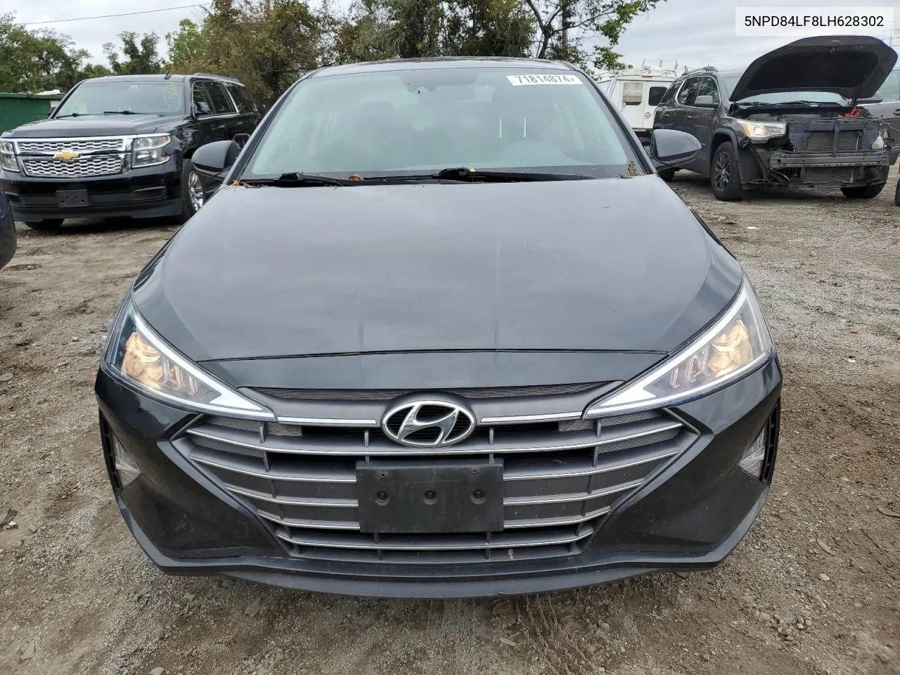 2020 Hyundai Elantra Sel VIN: 5NPD84LF8LH628302 Lot: 71814874