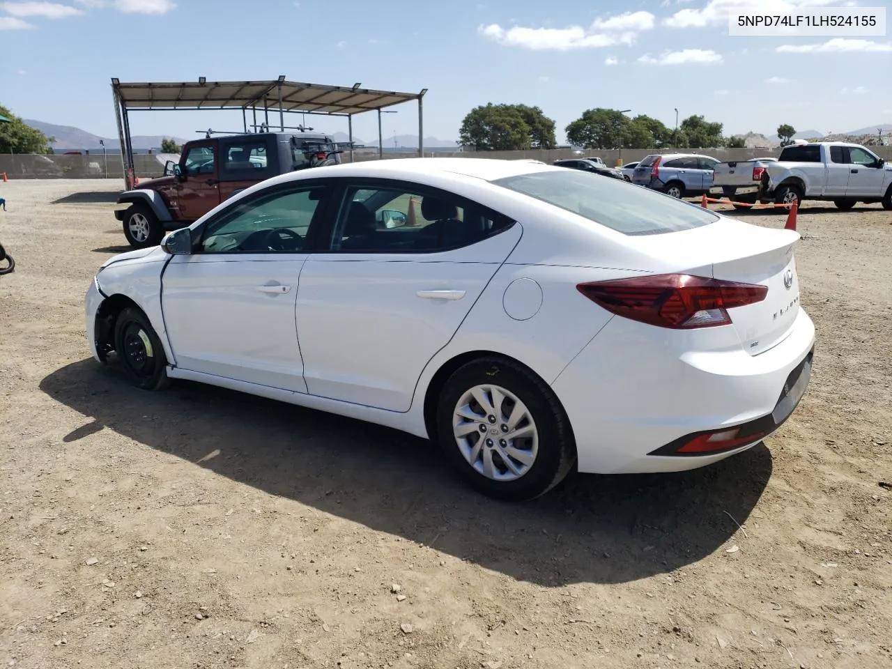 2020 Hyundai Elantra Se VIN: 5NPD74LF1LH524155 Lot: 71845704