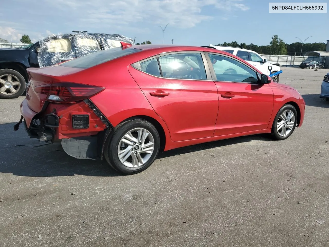 2020 Hyundai Elantra Sel VIN: 5NPD84LF0LH566992 Lot: 71917234