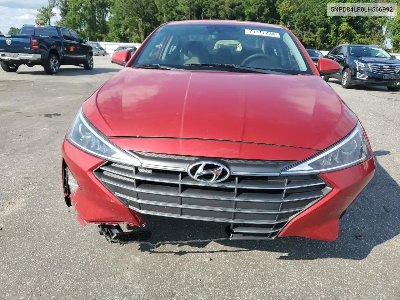 5NPD84LF0LH566992 2020 Hyundai Elantra Sel