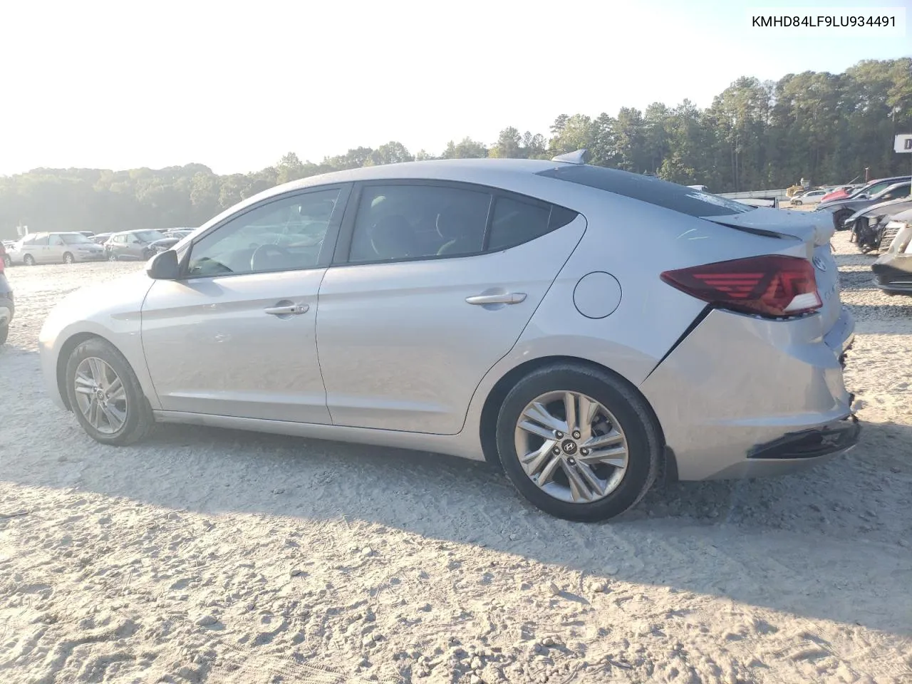 2020 Hyundai Elantra Sel VIN: KMHD84LF9LU934491 Lot: 71931674