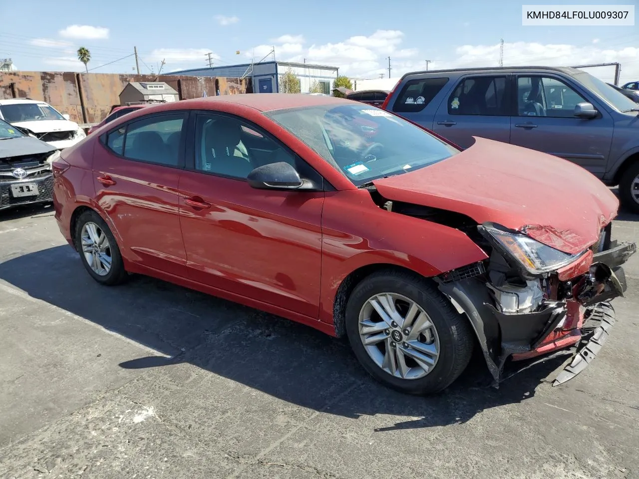 KMHD84LF0LU009307 2020 Hyundai Elantra Sel