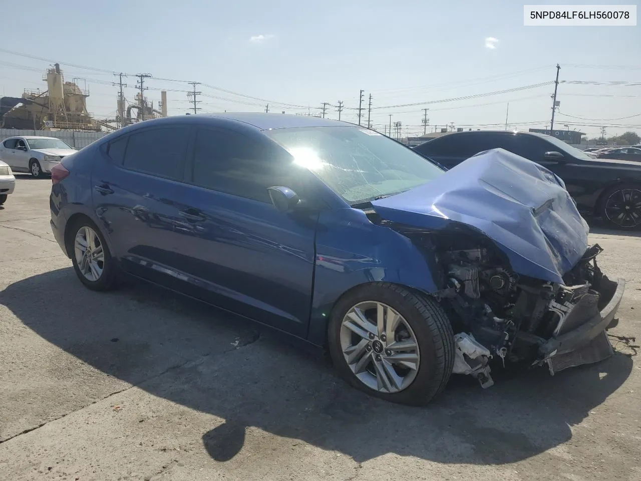 2020 Hyundai Elantra Sel VIN: 5NPD84LF6LH560078 Lot: 72095934