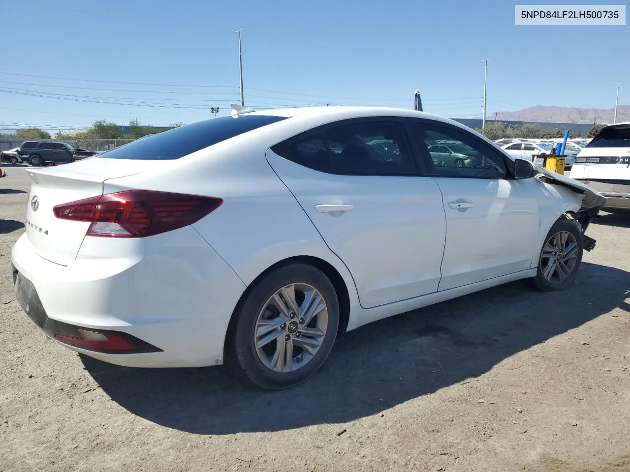 2020 Hyundai Elantra Sel VIN: 5NPD84LF2LH500735 Lot: 72178754