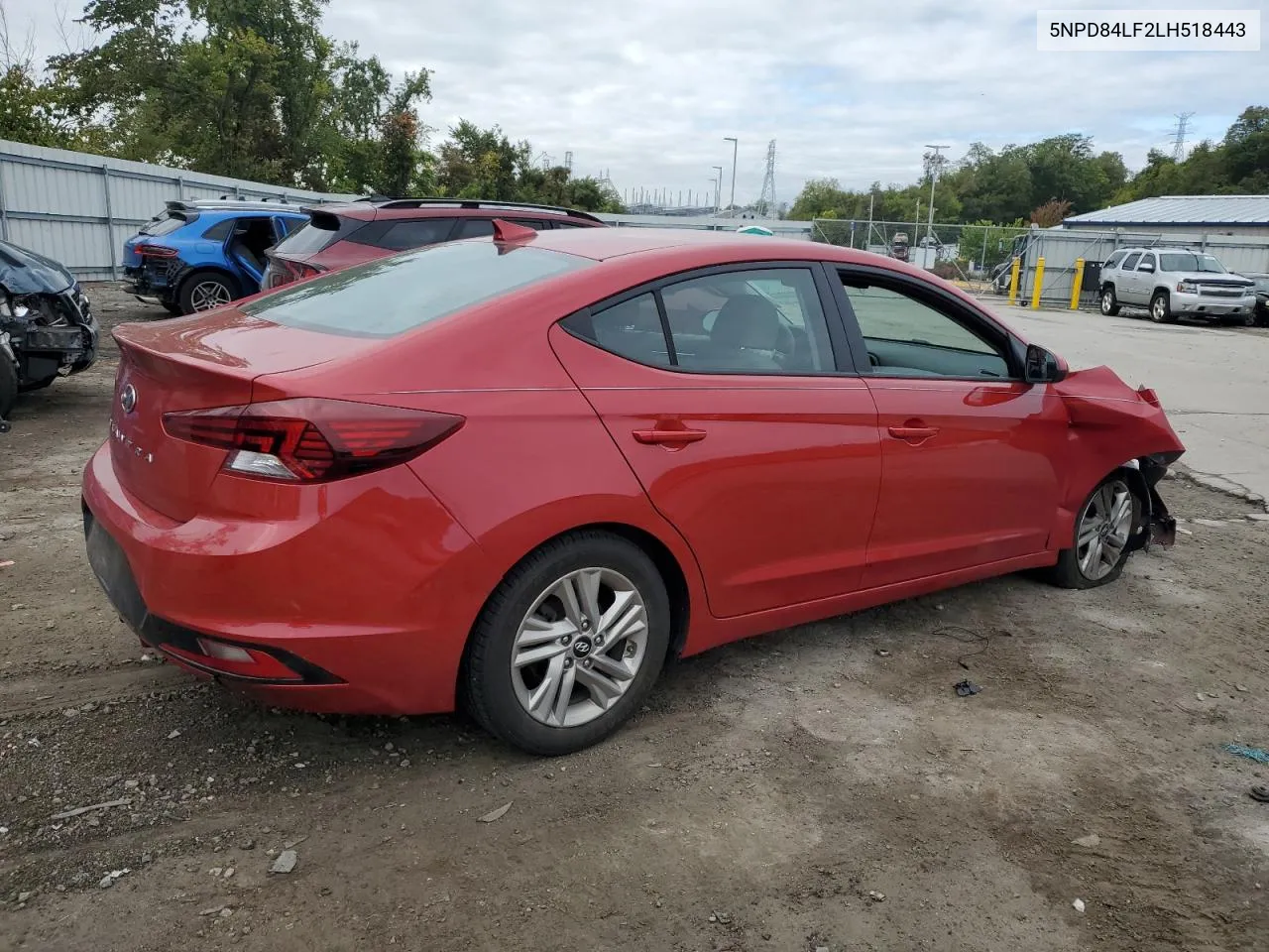 5NPD84LF2LH518443 2020 Hyundai Elantra Sel