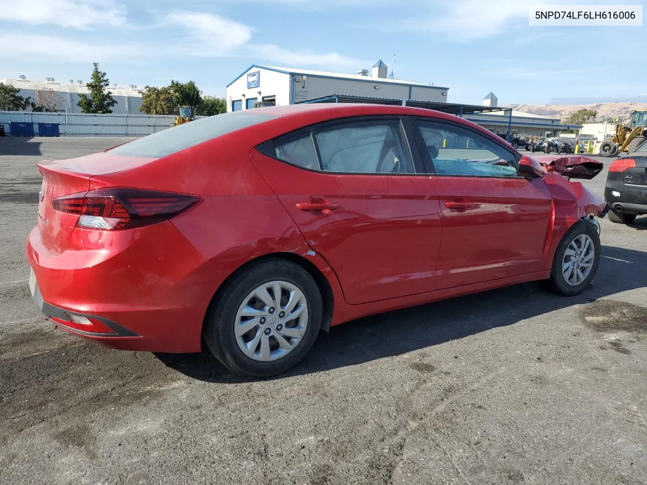 2020 Hyundai Elantra Se VIN: 5NPD74LF6LH616006 Lot: 72258784