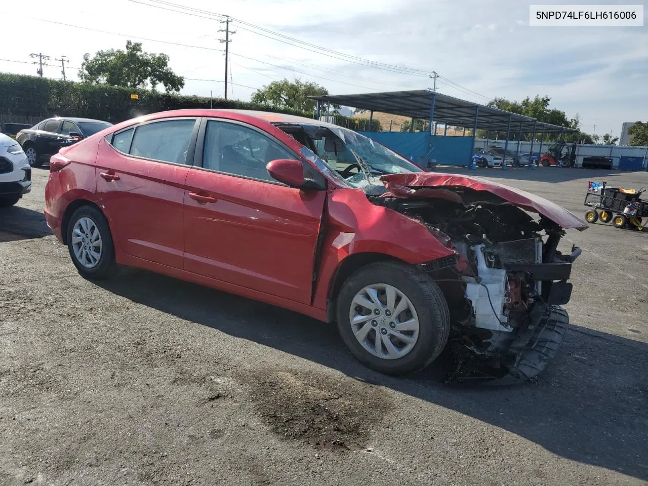 5NPD74LF6LH616006 2020 Hyundai Elantra Se