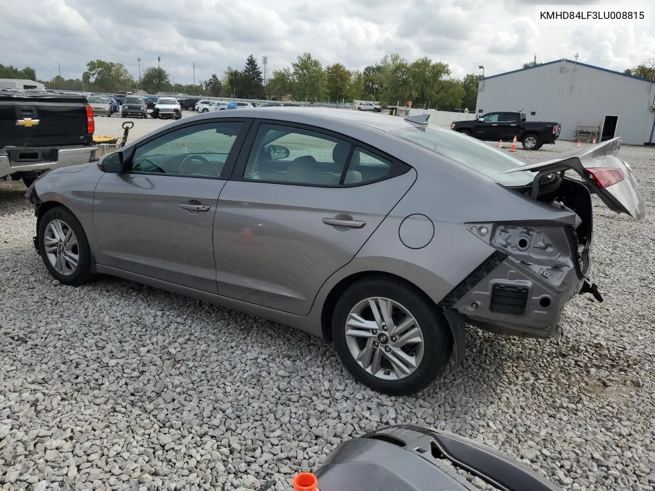 2020 Hyundai Elantra Sel VIN: KMHD84LF3LU008815 Lot: 72268814