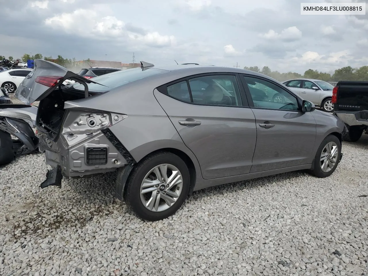 2020 Hyundai Elantra Sel VIN: KMHD84LF3LU008815 Lot: 72268814