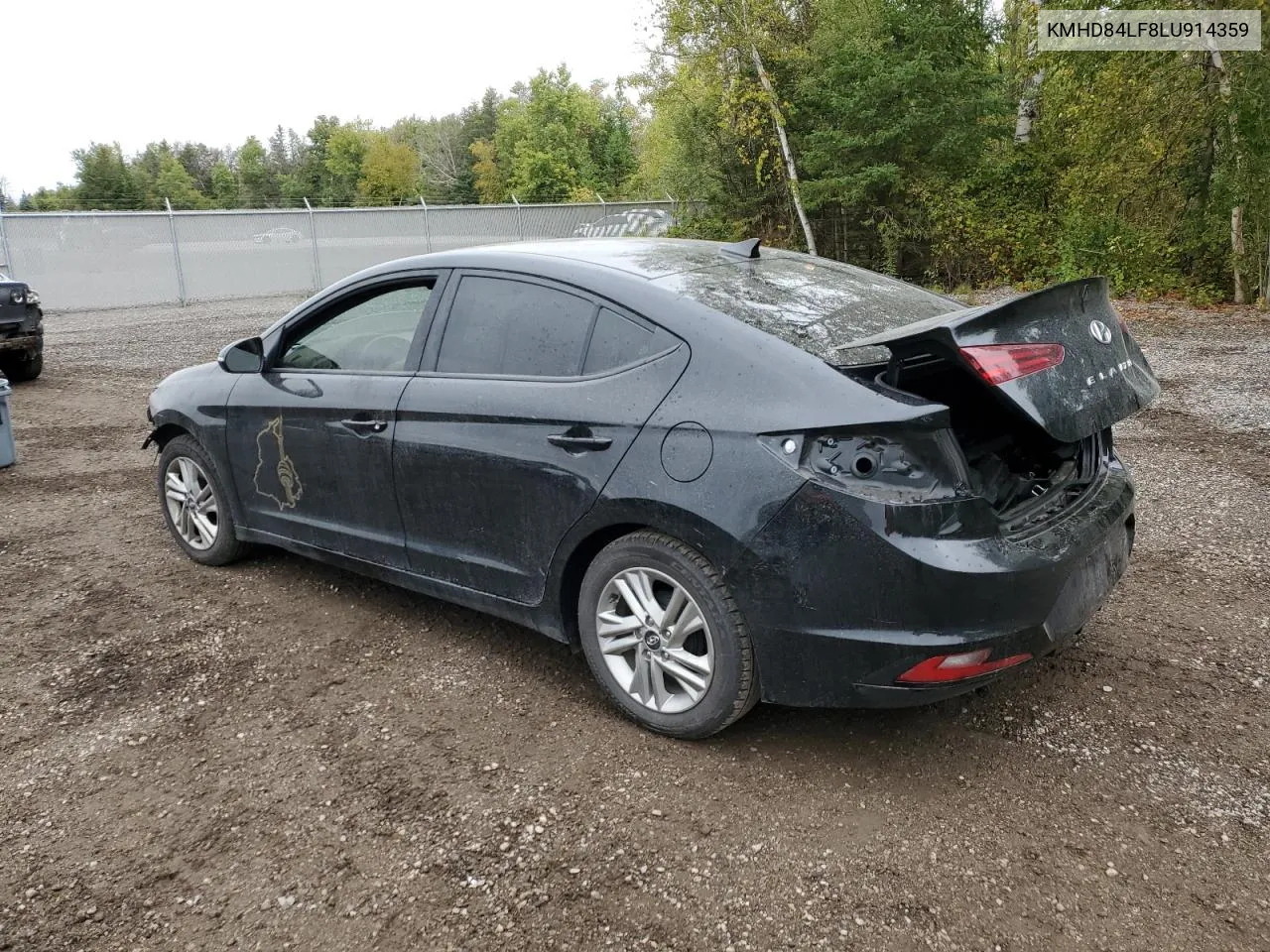 2020 Hyundai Elantra Sel VIN: KMHD84LF8LU914359 Lot: 72348624