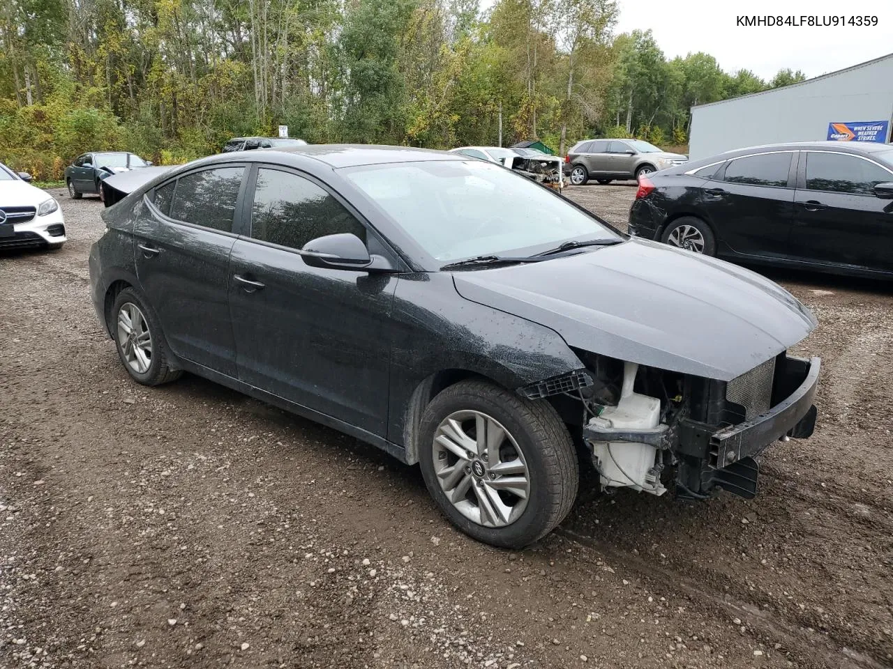 2020 Hyundai Elantra Sel VIN: KMHD84LF8LU914359 Lot: 72348624