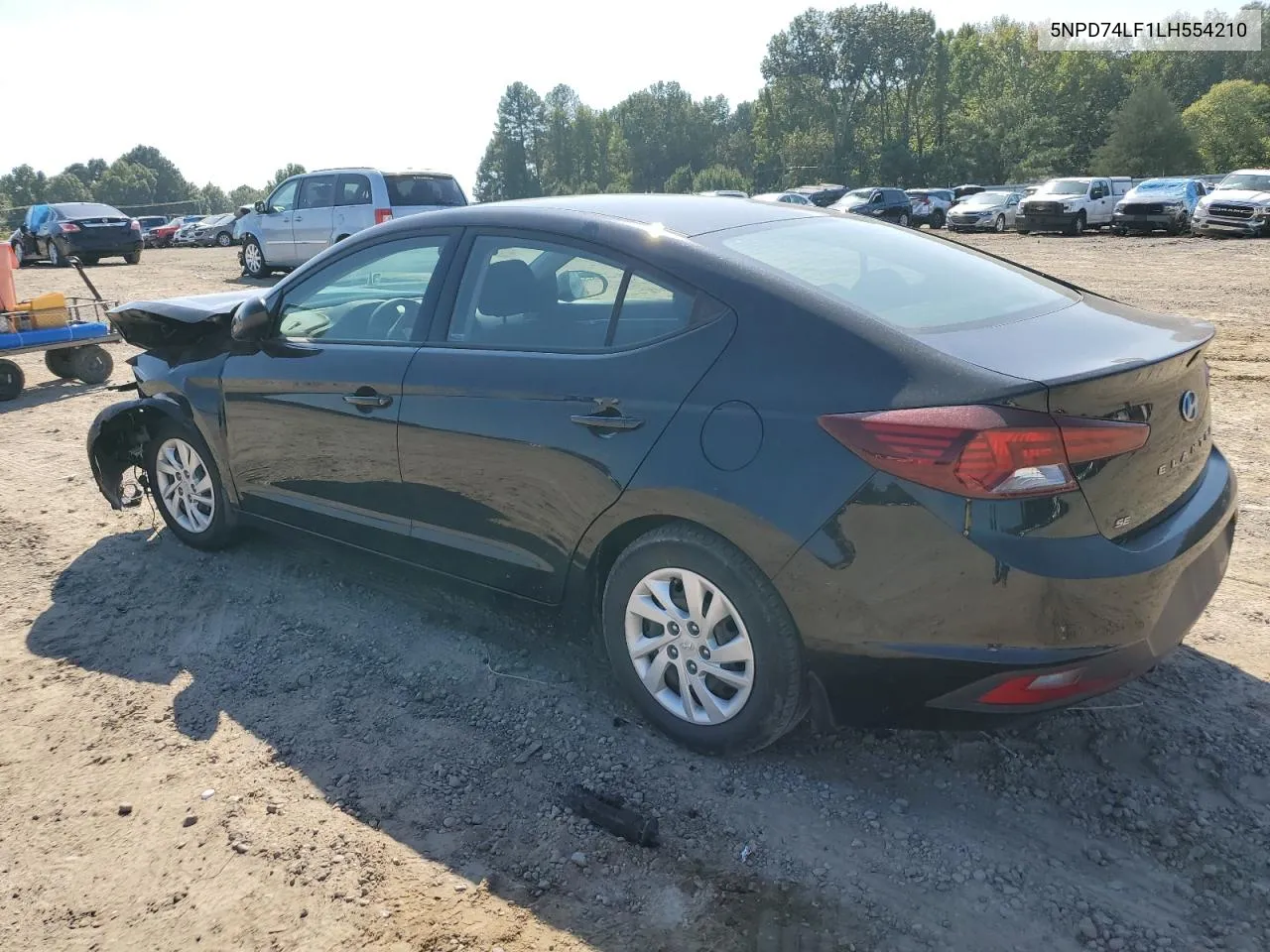 2020 Hyundai Elantra Se VIN: 5NPD74LF1LH554210 Lot: 72428594