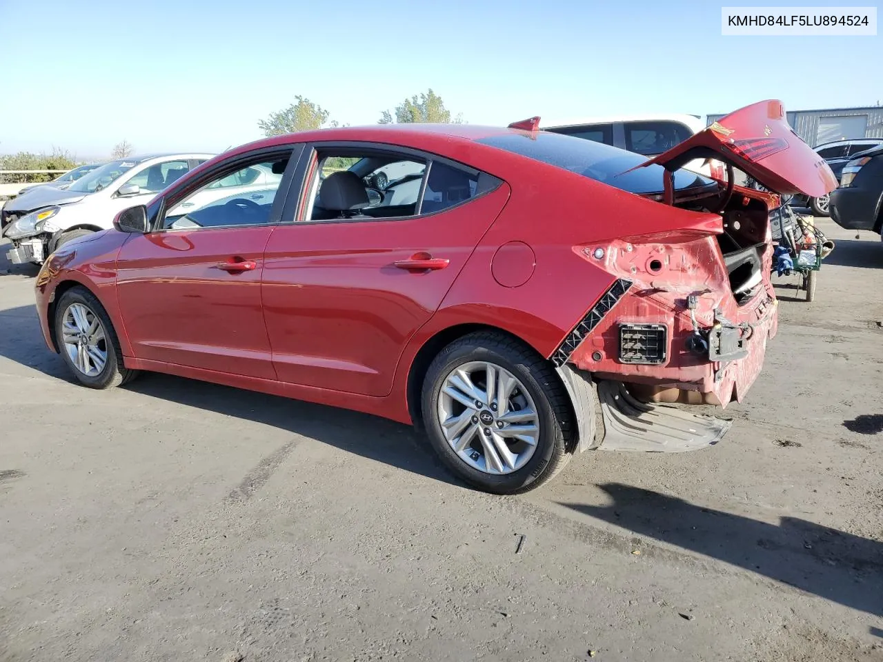 2020 Hyundai Elantra Sel VIN: KMHD84LF5LU894524 Lot: 72442934