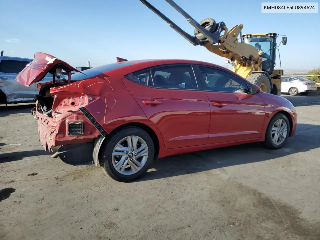 2020 Hyundai Elantra Sel VIN: KMHD84LF5LU894524 Lot: 72442934