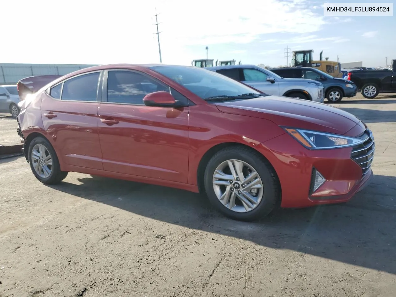 2020 Hyundai Elantra Sel VIN: KMHD84LF5LU894524 Lot: 72442934