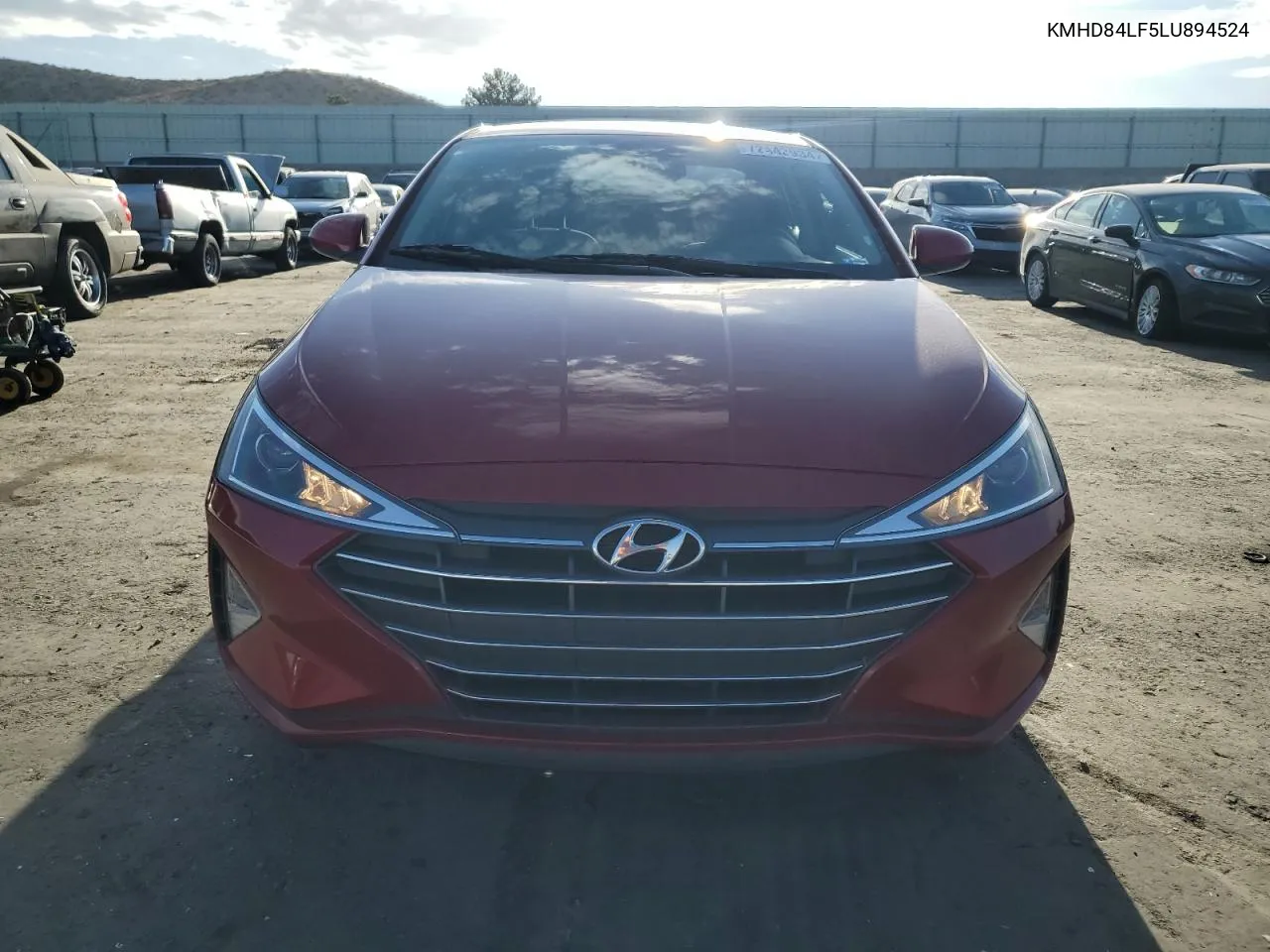 2020 Hyundai Elantra Sel VIN: KMHD84LF5LU894524 Lot: 72442934