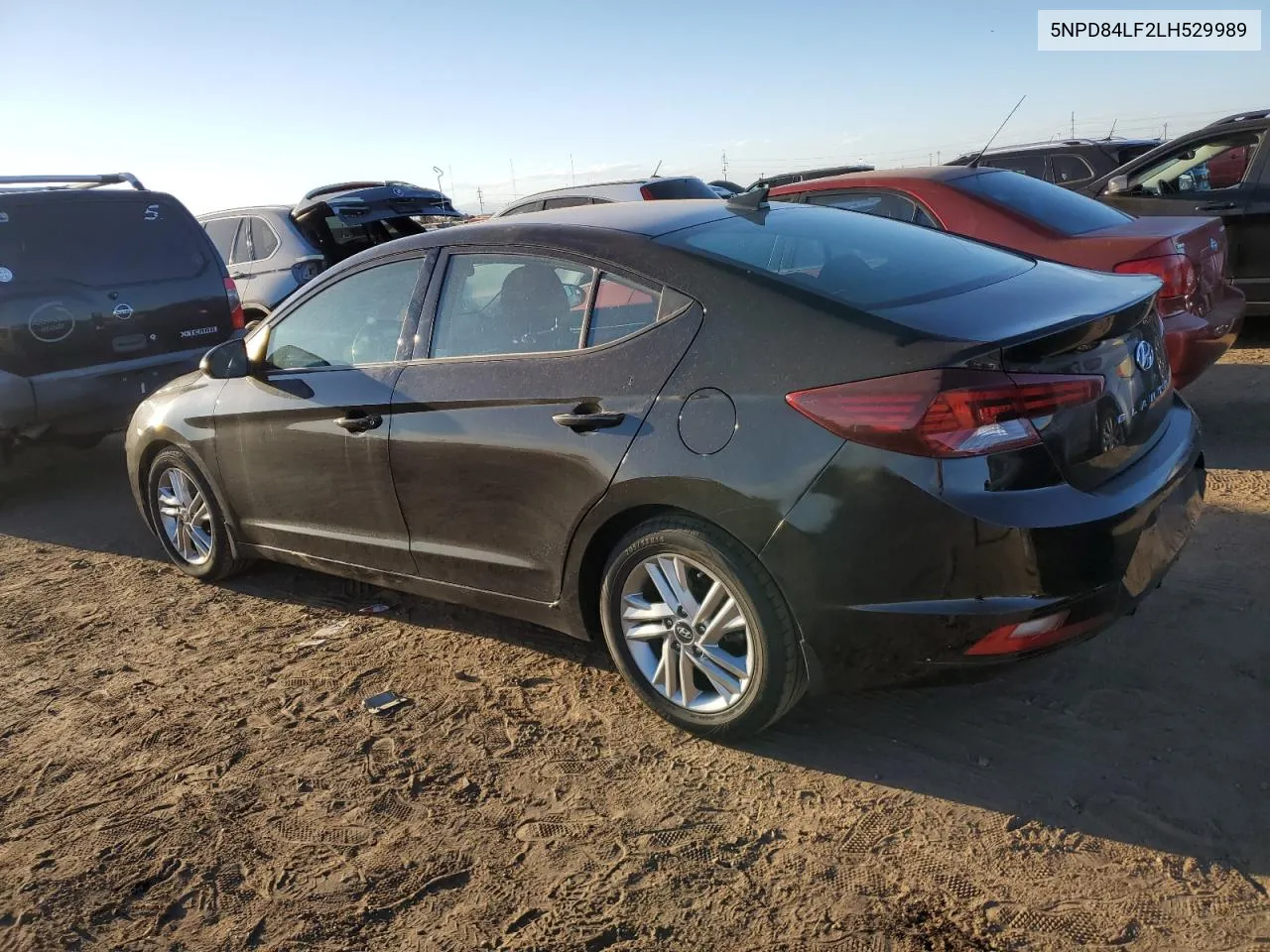 2020 Hyundai Elantra Sel VIN: 5NPD84LF2LH529989 Lot: 72494814