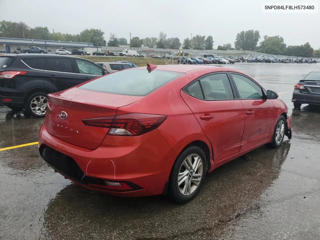 2020 Hyundai Elantra Sel VIN: 5NPD84LF8LH573480 Lot: 72572724