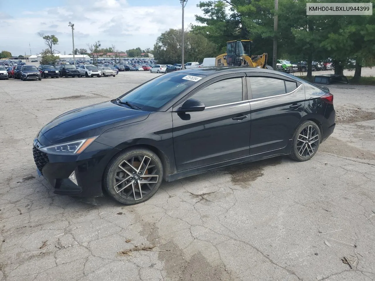 2020 Hyundai Elantra Sport VIN: KMHD04LBXLU944399 Lot: 72576204