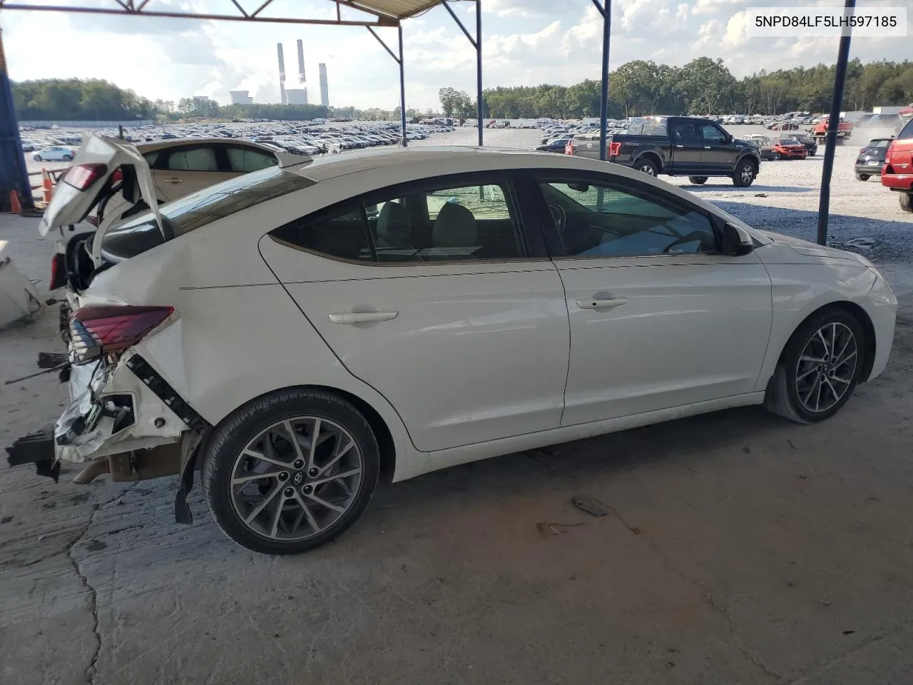 2020 Hyundai Elantra Sel VIN: 5NPD84LF5LH597185 Lot: 72628324