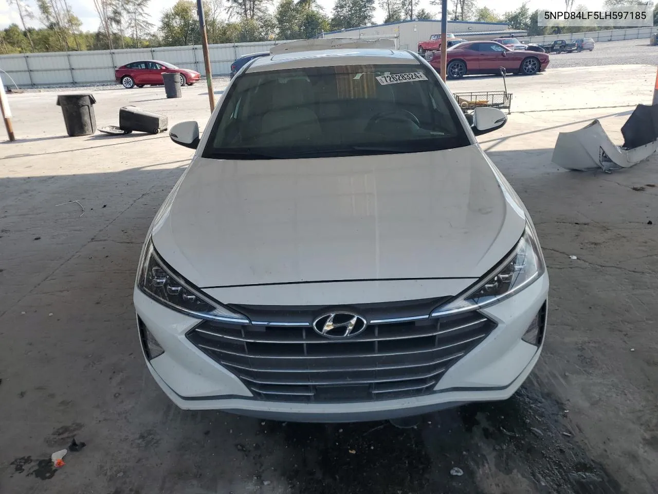 2020 Hyundai Elantra Sel VIN: 5NPD84LF5LH597185 Lot: 72628324