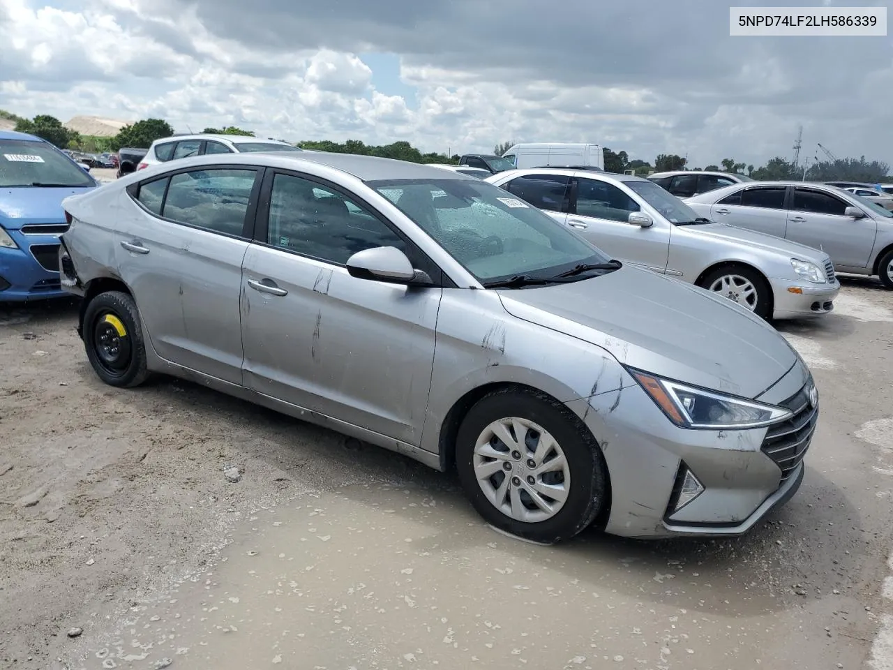 2020 Hyundai Elantra Se VIN: 5NPD74LF2LH586339 Lot: 72678124