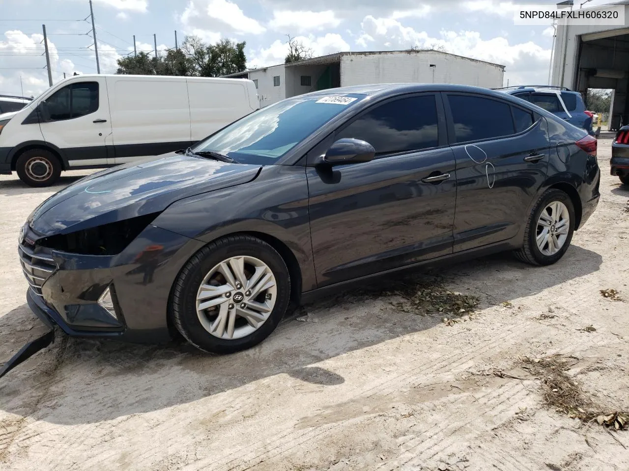 2020 Hyundai Elantra Sel VIN: 5NPD84LFXLH606320 Lot: 72769464