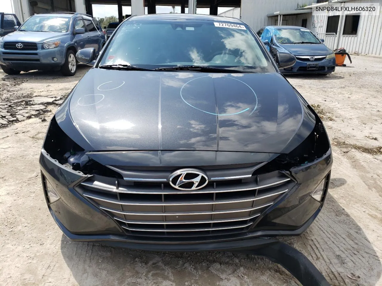 2020 Hyundai Elantra Sel VIN: 5NPD84LFXLH606320 Lot: 72769464