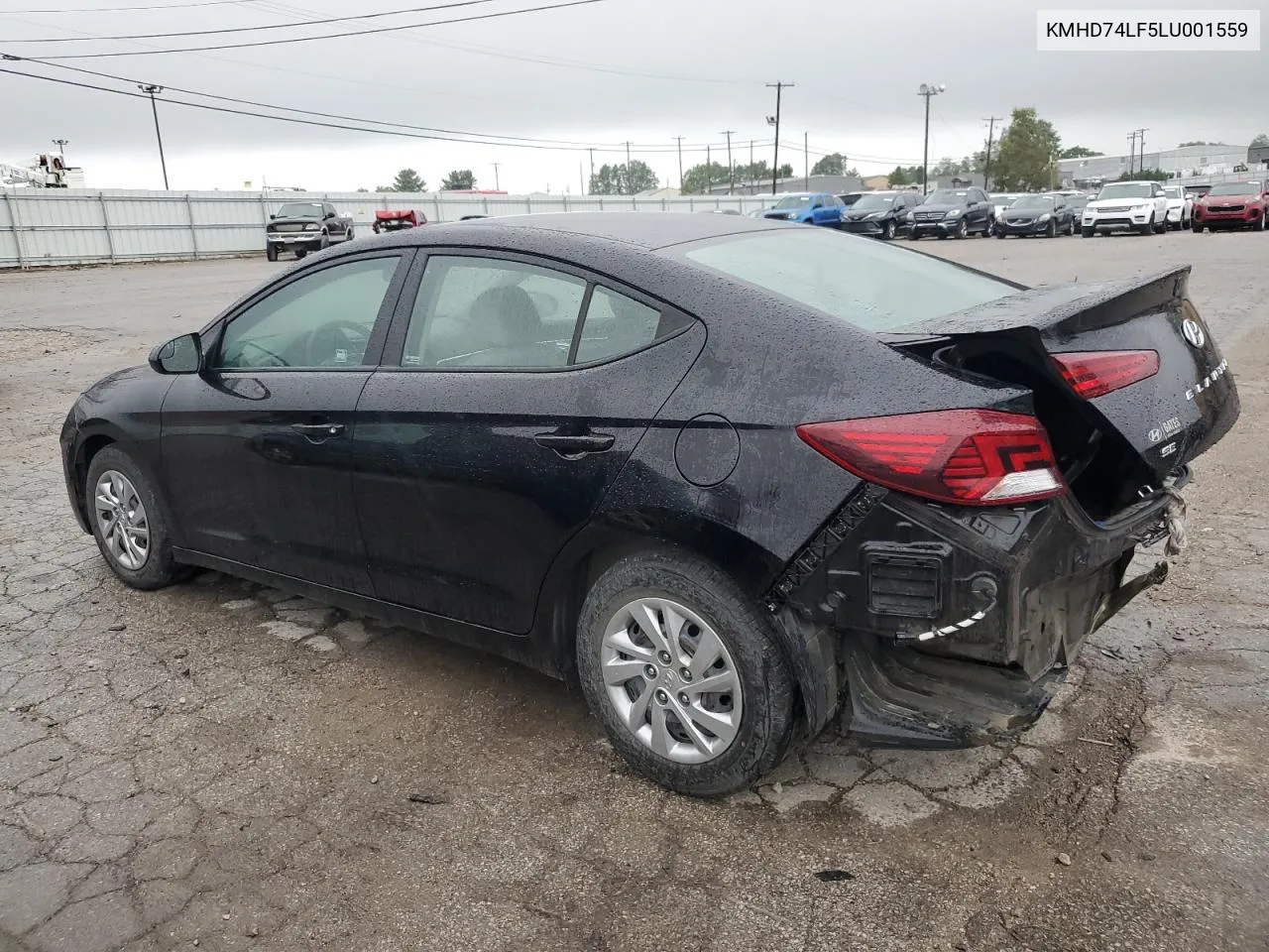 2020 Hyundai Elantra Se VIN: KMHD74LF5LU001559 Lot: 72785414