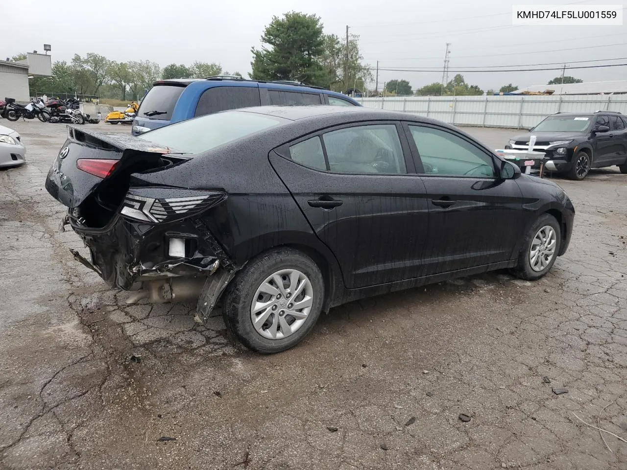 2020 Hyundai Elantra Se VIN: KMHD74LF5LU001559 Lot: 72785414