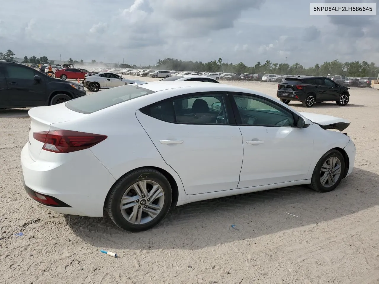 2020 Hyundai Elantra Sel VIN: 5NPD84LF2LH586645 Lot: 72791974