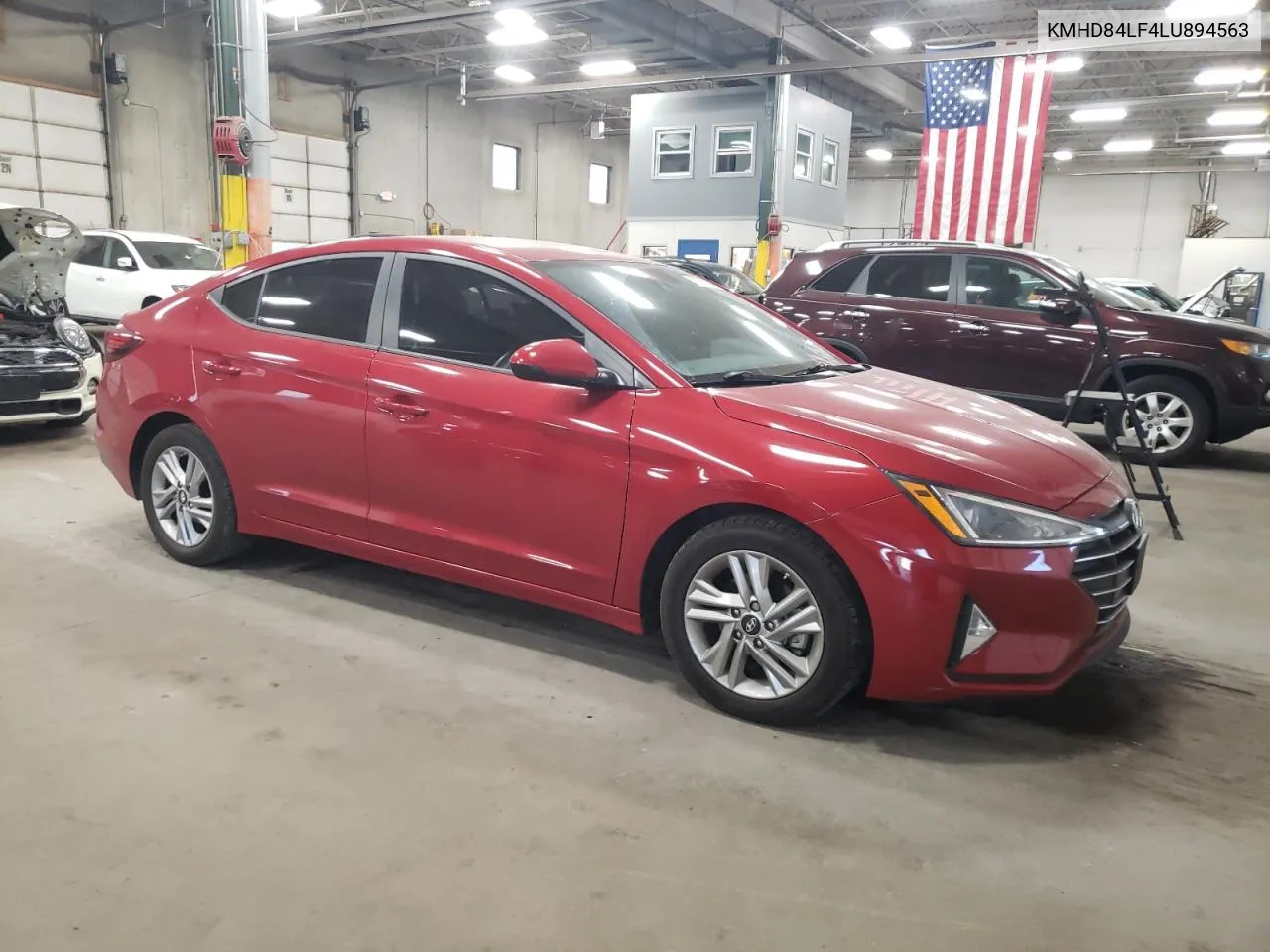 2020 Hyundai Elantra Sel VIN: KMHD84LF4LU894563 Lot: 72798764