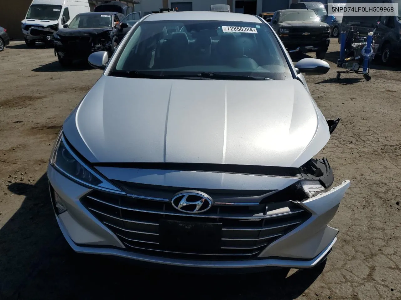 2020 Hyundai Elantra Se VIN: 5NPD74LF0LH509968 Lot: 72858384