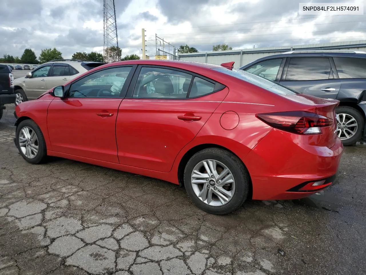 2020 Hyundai Elantra Sel VIN: 5NPD84LF2LH574091 Lot: 72972434