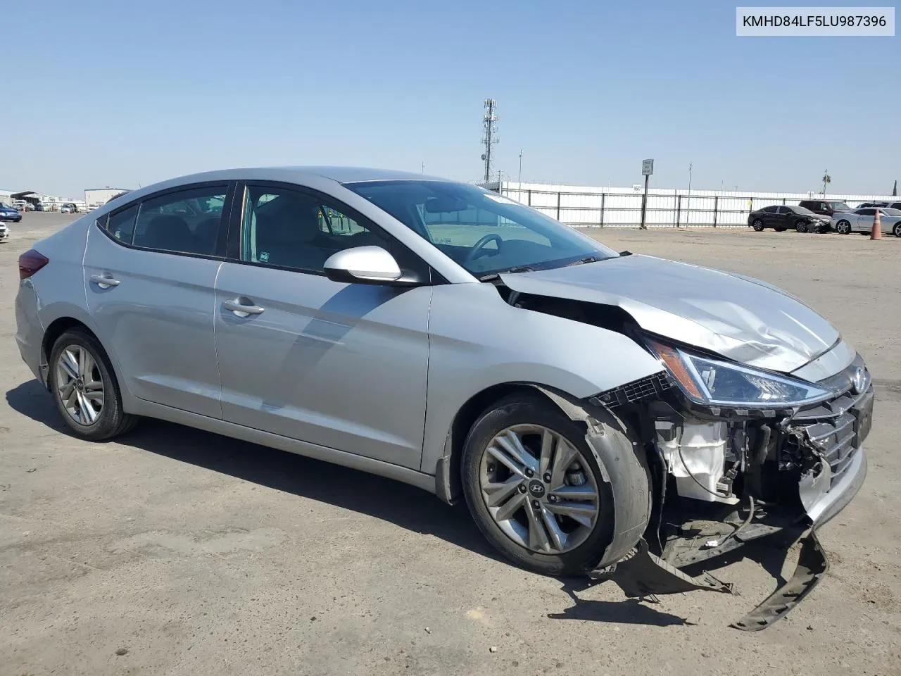 2020 Hyundai Elantra Sel VIN: KMHD84LF5LU987396 Lot: 73015784