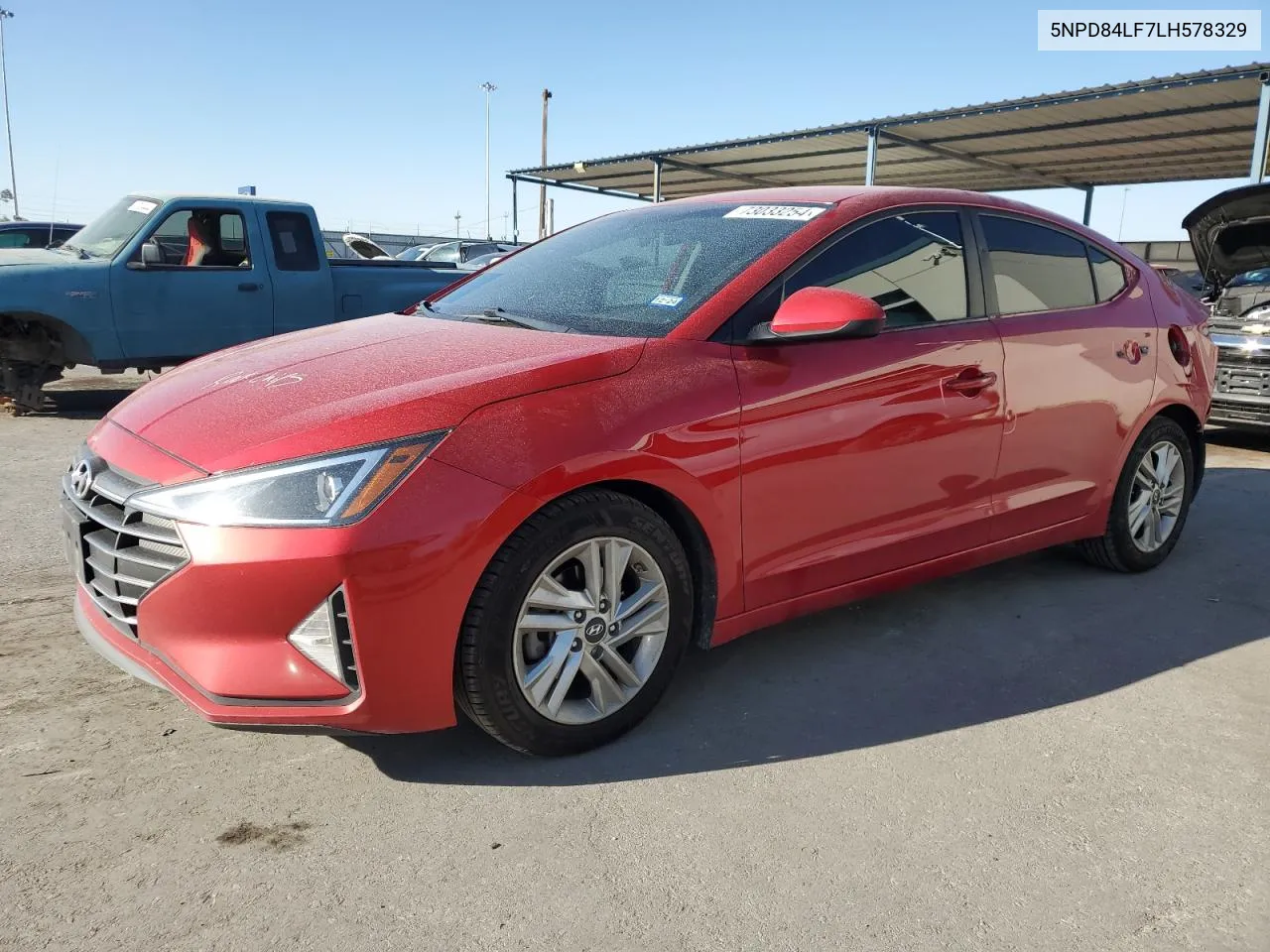 5NPD84LF7LH578329 2020 Hyundai Elantra Sel