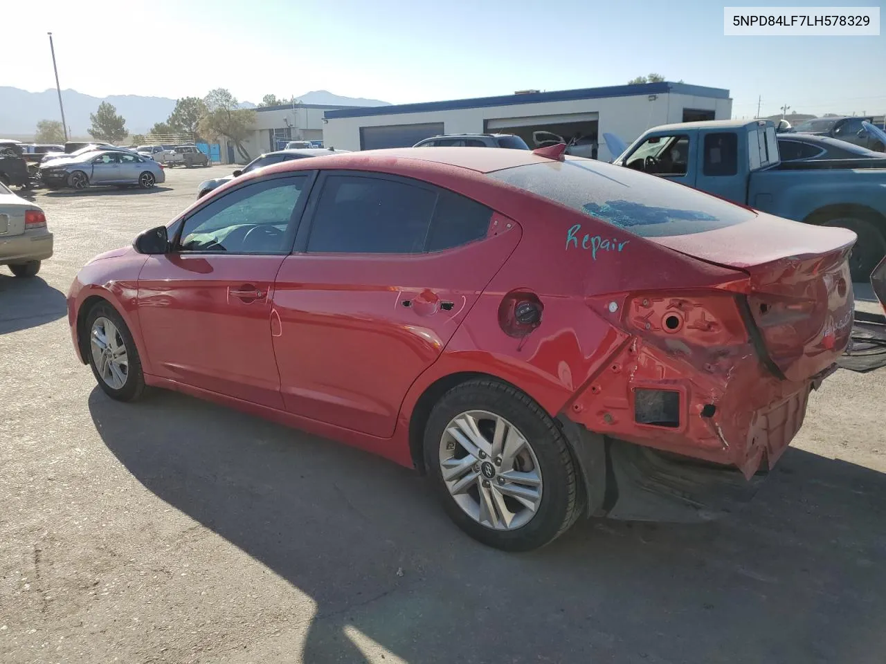 5NPD84LF7LH578329 2020 Hyundai Elantra Sel