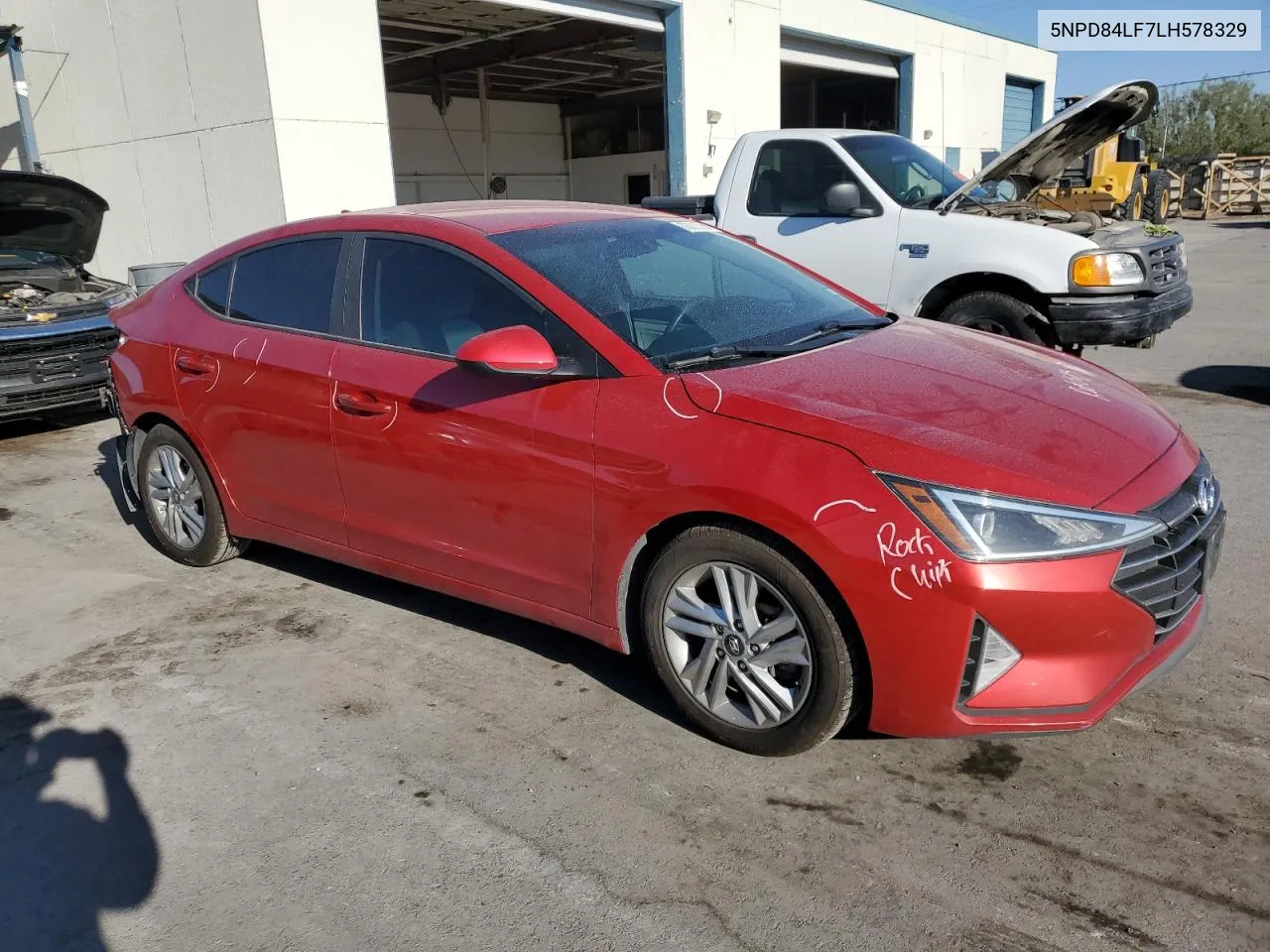 2020 Hyundai Elantra Sel VIN: 5NPD84LF7LH578329 Lot: 73033254