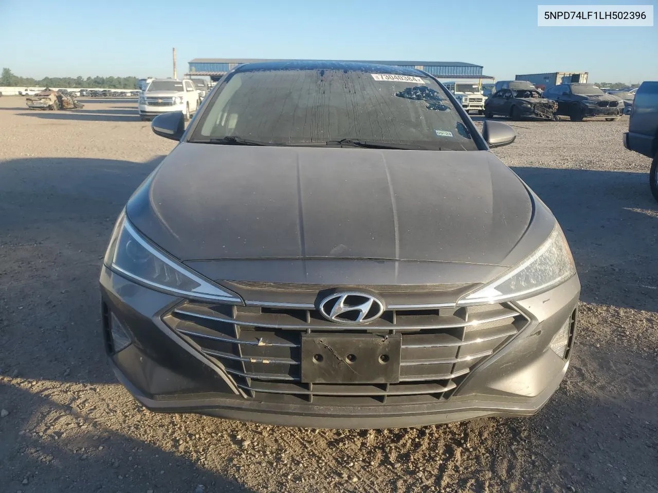 2020 Hyundai Elantra Se VIN: 5NPD74LF1LH502396 Lot: 73040384